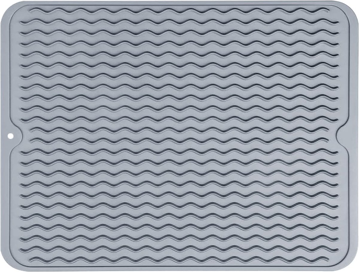 Droogmat voor Afwas 40 x 30 cm - Antislip, Warmtebestendig, Ideaal voor Borden, Bestek en Keukenaccessoires