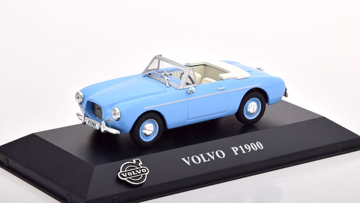 Modelauto Volvo P1900 Convertible lightblue - Schaal 1:43