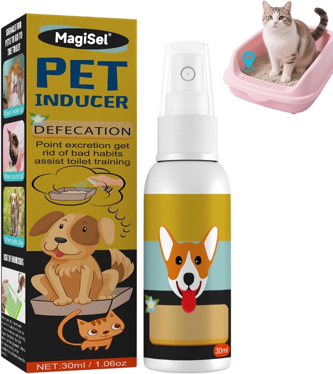 Effectieve Training Spray voor Honden, Potty Training Spray voor Binnen, Aantrekkelijke Spray voor Snelle Zindelijkheidstraining, 1 fl oz