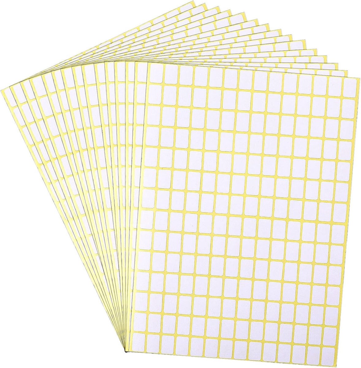 2940 Stuks Matte Witte Labels - Kleine Stickers, Verwijderbare Prijslabels voor Jars, Dozen en Kantoorgebruik (13x9mm)