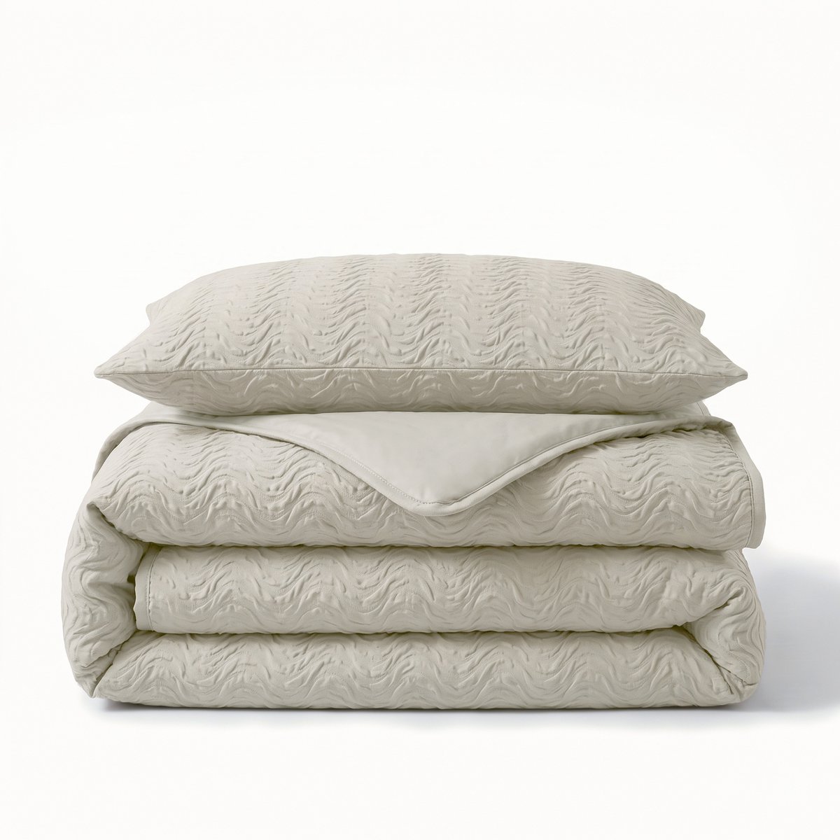 Sleeptime Curve 3D Dekbedovertrek – 140x200/220 cm – Cream