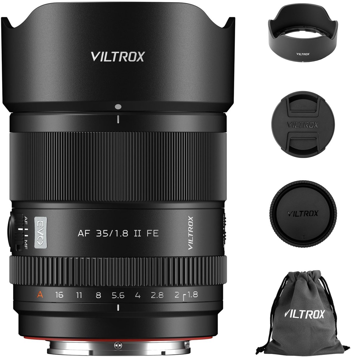 Solidchoice - 35mm F1.8 II EVO APO Lens voor Sony E