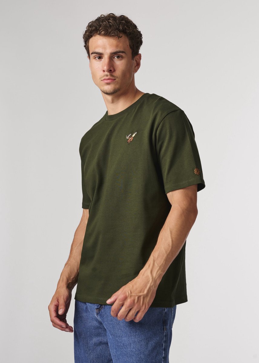 ANTWRP - Heren t-shirt - Maat M - Mannen - Groen -
