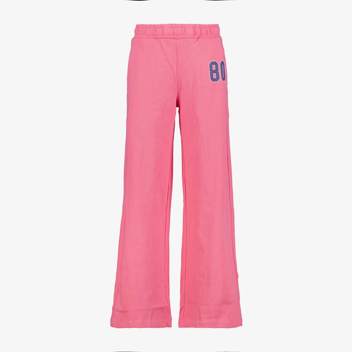 Name It meisjes joggingbroek met wijde broekspijpen roze - Maat 122