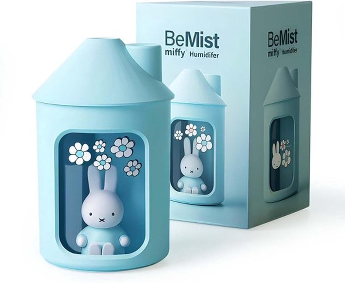 Thijox - Cool Mist Luchtbevochtiger voor Slaapkamer, Ultrasone Stille Luchtbevochtiger met Nachtlampje, 450 ML Dubbele Spray, Ideaal voor Kinderkamer