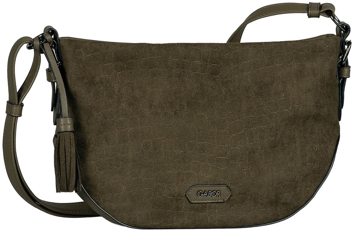 Gabor schoudertas Belamy Cross Bag Khaki olijfgroen