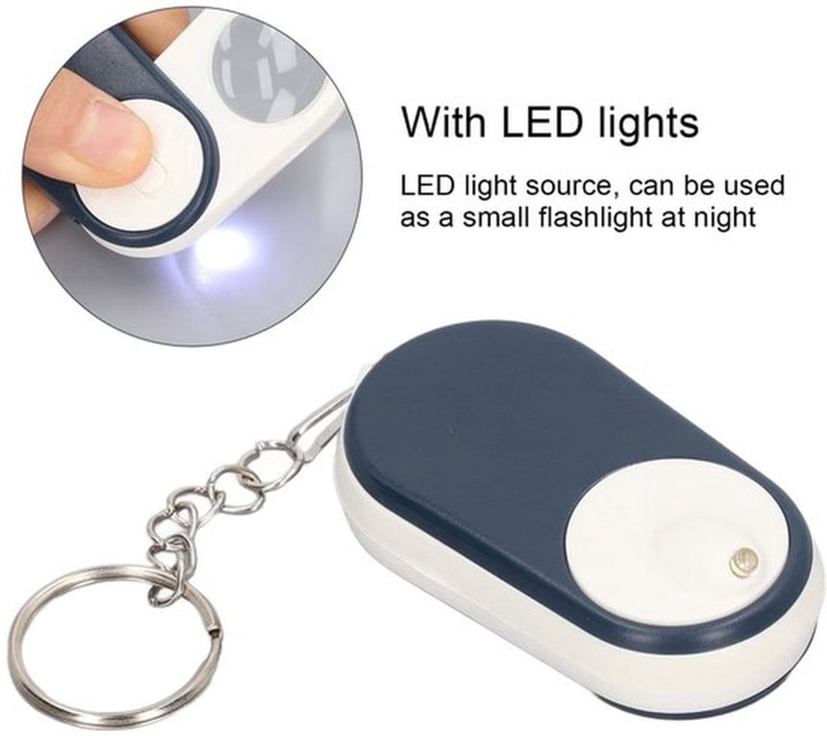 Mini Vergrootglas met Licht - Handheld Zakvergrootglas - 10X Vergroting - Verlicht voor Lezen - Inspectie en Hobby - Inclusief Sleutelhanger