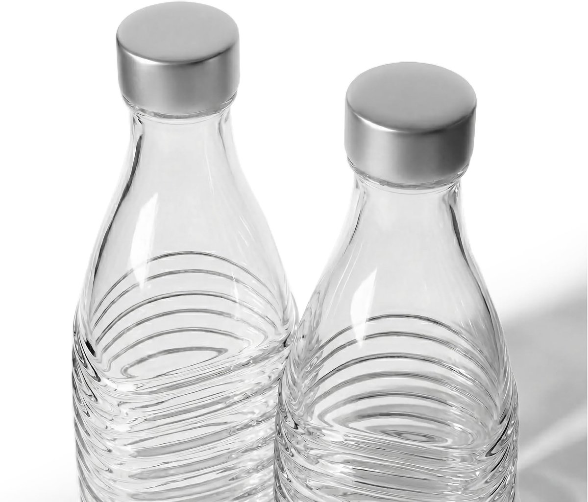 Roestvrijstalen deksel voor SodaStream Crystal glazen karaf 700 ml