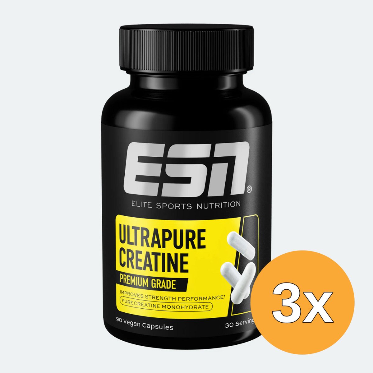 3x ESN Ultrapure Creatine (90 capsules)