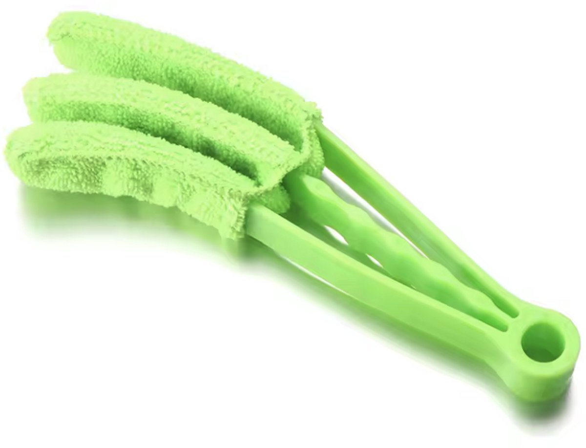 Luxaflex borstel - Schoonmaakborstel voor lamellen - Microvezel - Groen - Luxaflex schoonmaken - CHPN