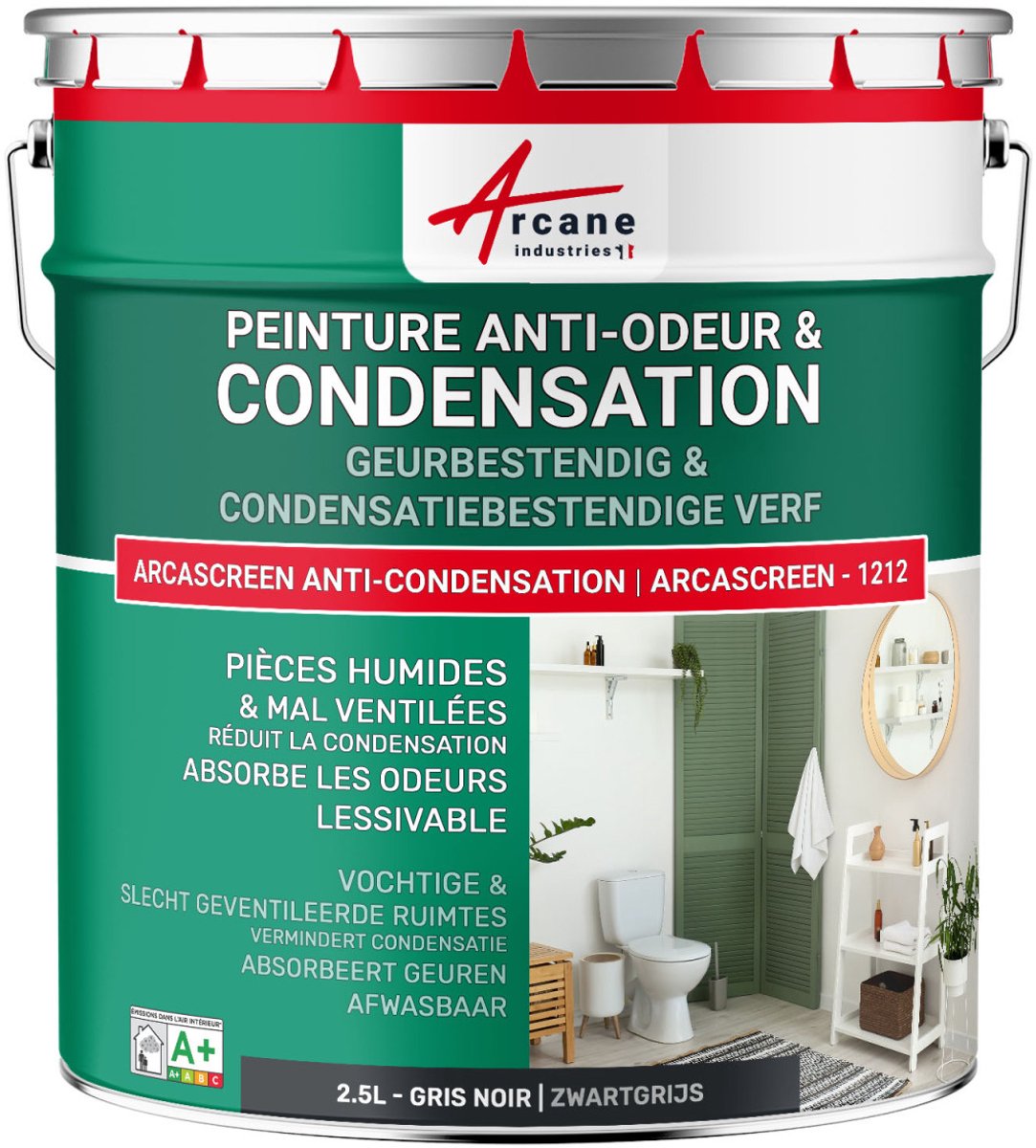 Anti-condensatieverf, anti-geurverf voor vochtige ruimtes: ARCASCREEN ANTI-CONDENSATION