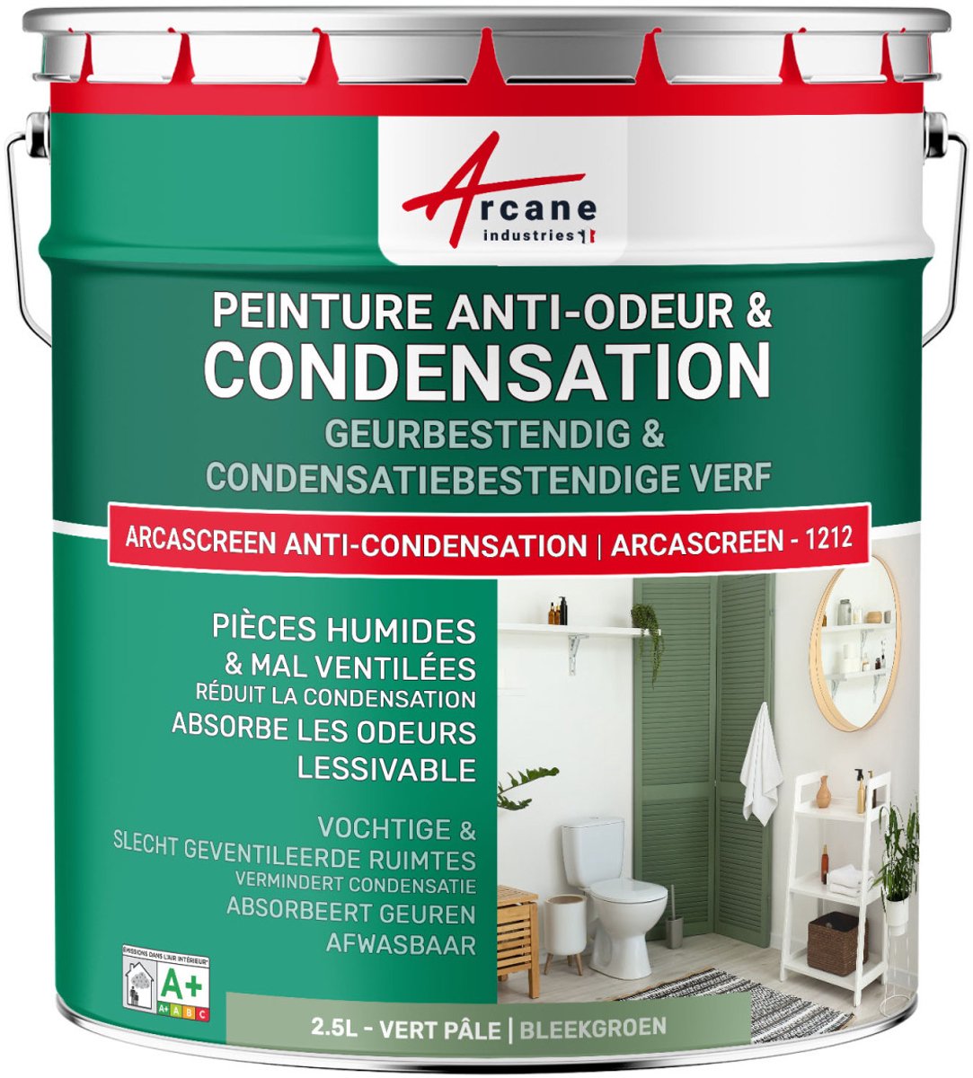 Anti-condensatieverf, anti-geurverf voor vochtige ruimtes: ARCASCREEN ANTI-CONDENSATION