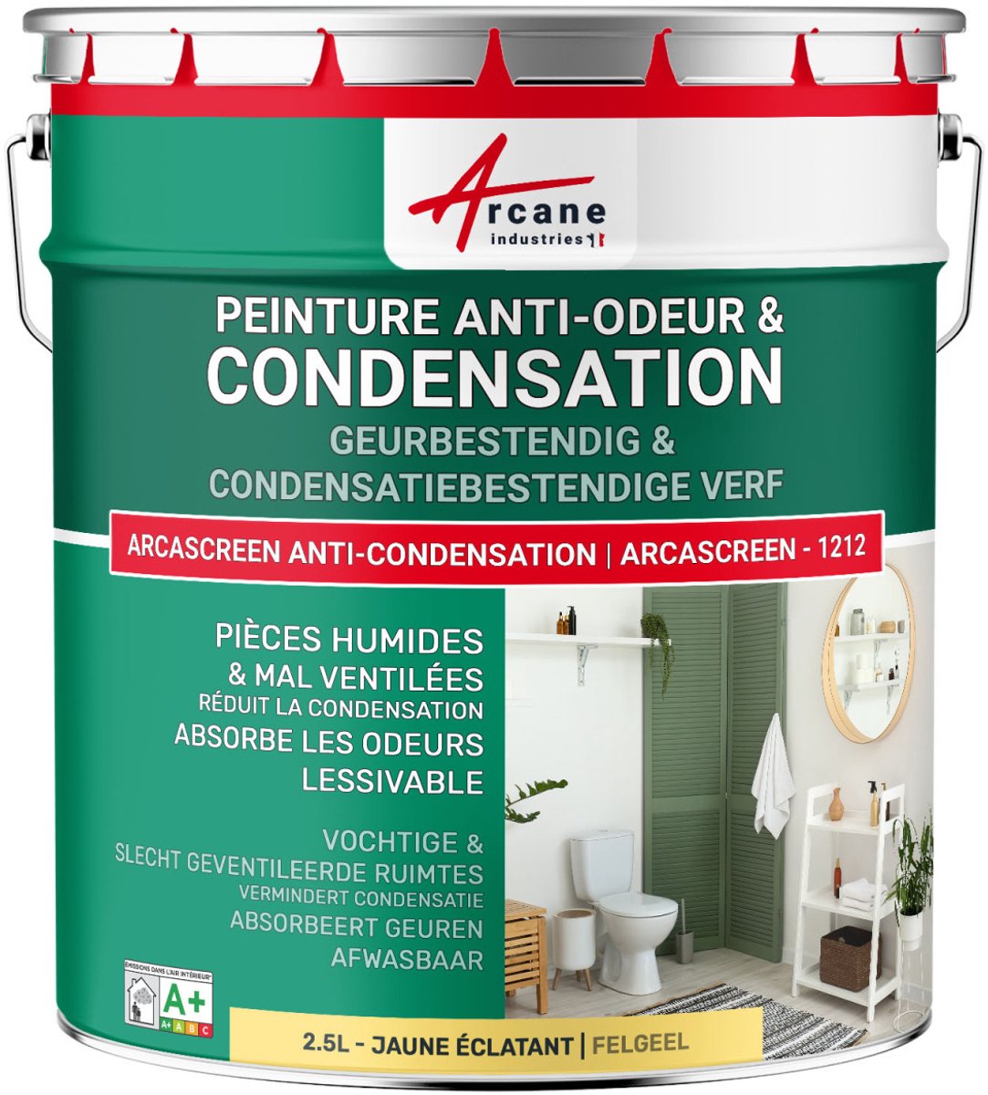 Anti-condensatieverf, anti-geurverf voor vochtige ruimtes: ARCASCREEN ANTI-CONDENSATION