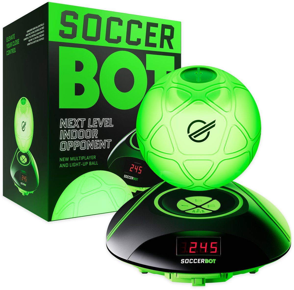 Soccer Bot 2.0 - Indoor Voetbaltrainer Behendigheidsspel - Versla de Interactieve Bot
