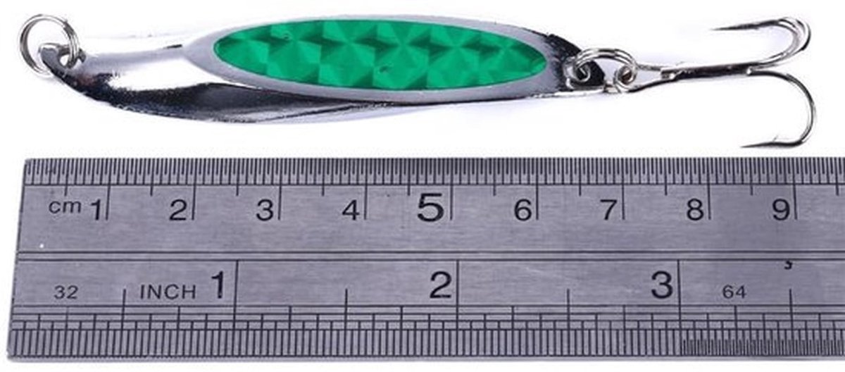 Metalen Lepels 5 Stuks - Roterende Vissersset - Roestvrij Staal - Hoog Koolstofstaal - Anticorrosie Coating - 7 cm Lang - Vislures