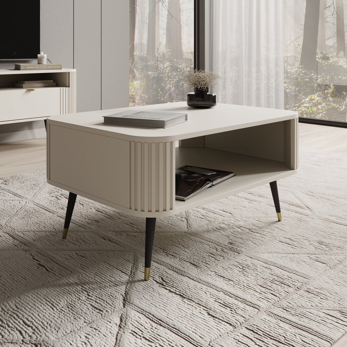 Meubella - Oahu - Salontafel - Beige