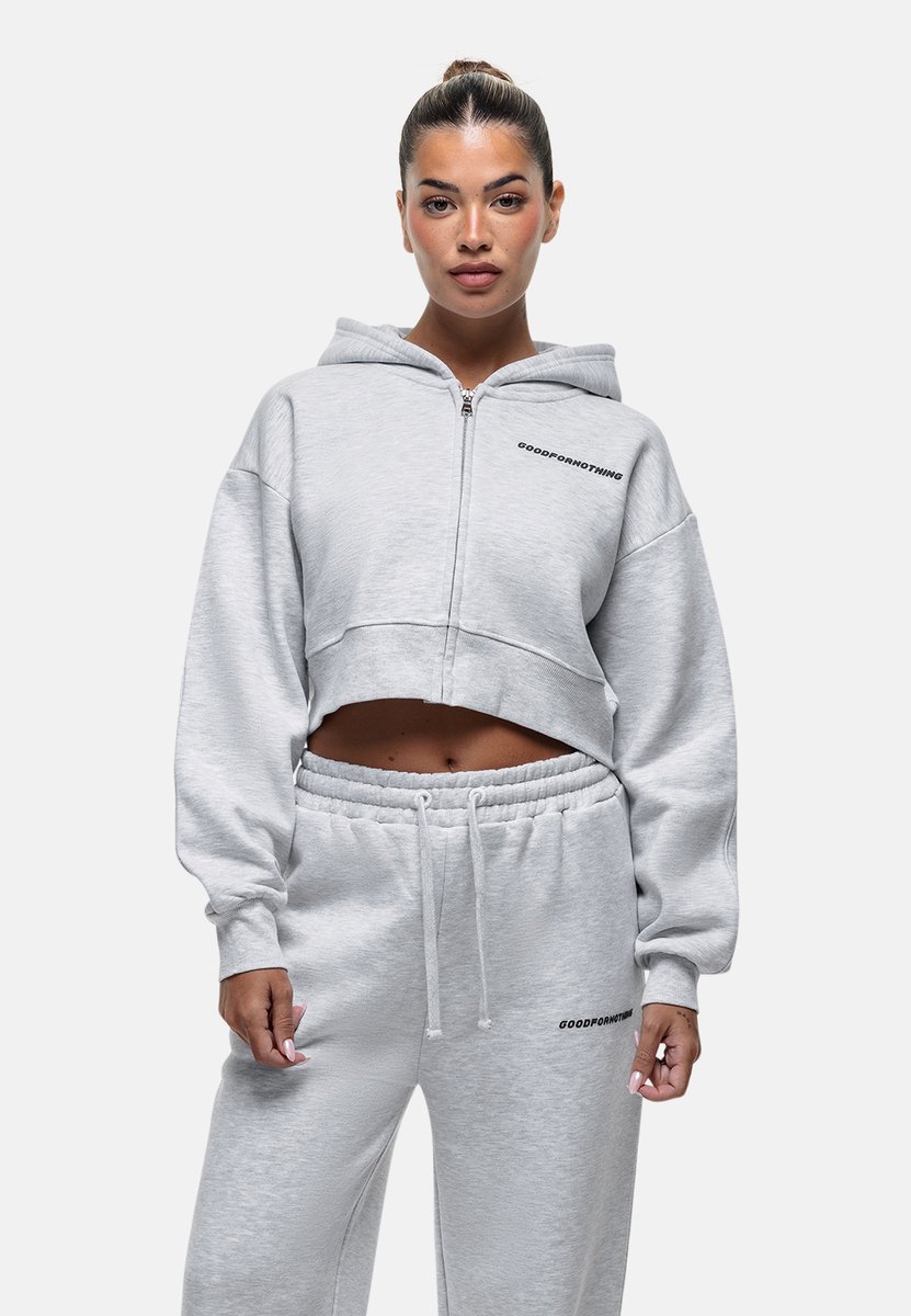 Good For Nothing - Outdoortrui - Katoen - Vrouwen - Maat XS - grijs