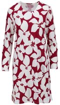 Katoenen dames nachthemd bordeaux Ringella - Rood - Maat - 50