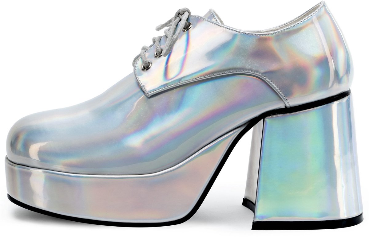 Plateau Schoenen Heren Zilver