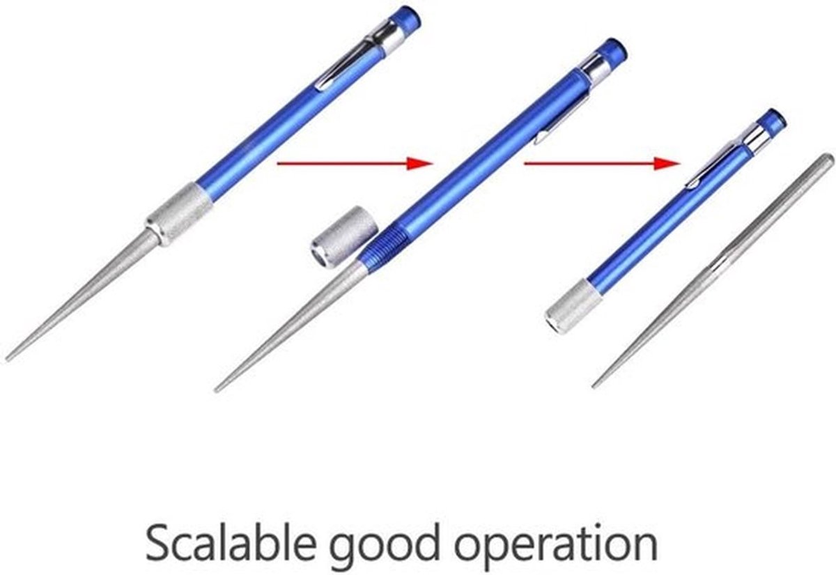 Diamant Slijpsteen Pen Stijl - Draagbare Slijper Voor Keukenmessen - Multifunctionele Slijpstift - Handige Scherper - Voor Jacht En Keuken