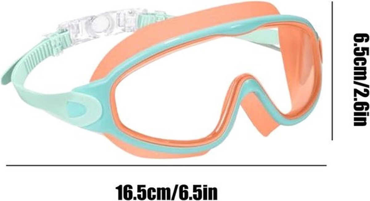 Zwembril Kinderen - Zwemaccessoires Junior - Zomer Zwemmen - Anti-condens UV Bescherming - 165 x 65 cm