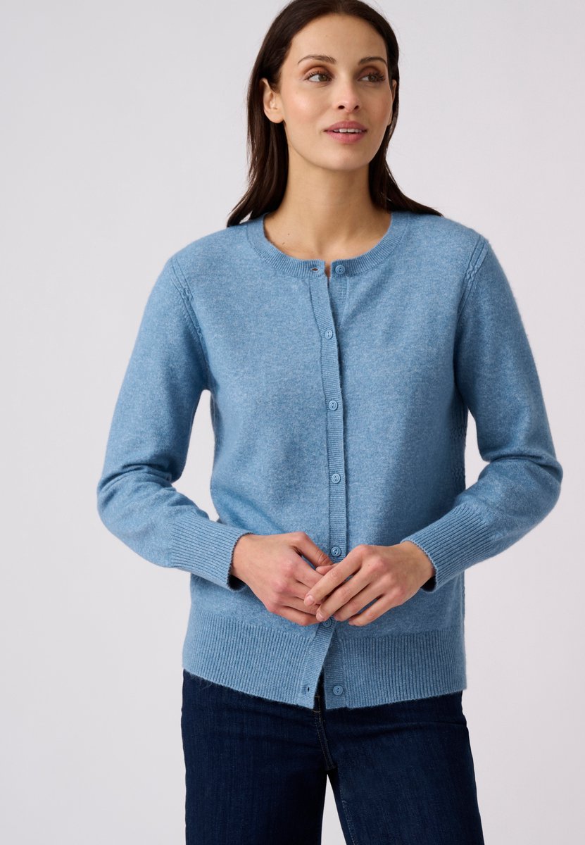 Damart - Vest van fijn Thermolactyl breisel - Dames - Blauw - S