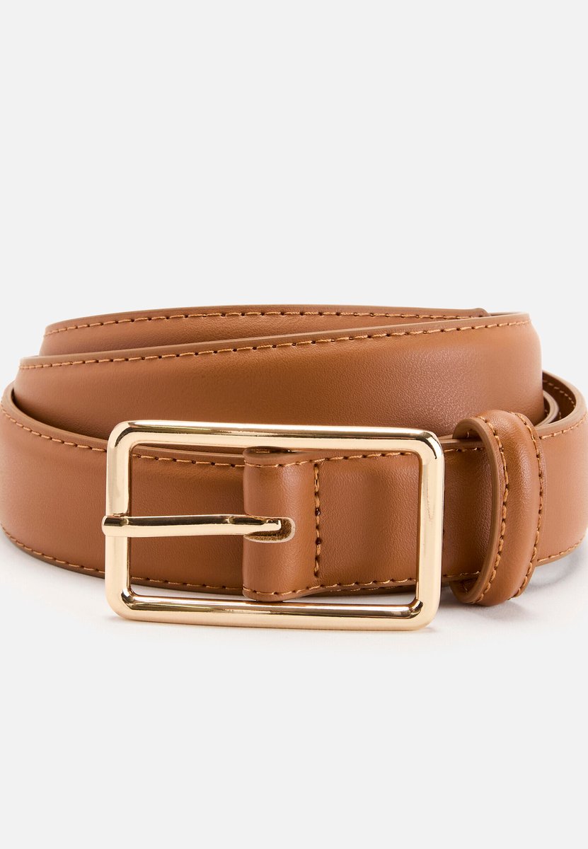 Damart - Riem van rundleer - Dames - Bruin - 85 CM