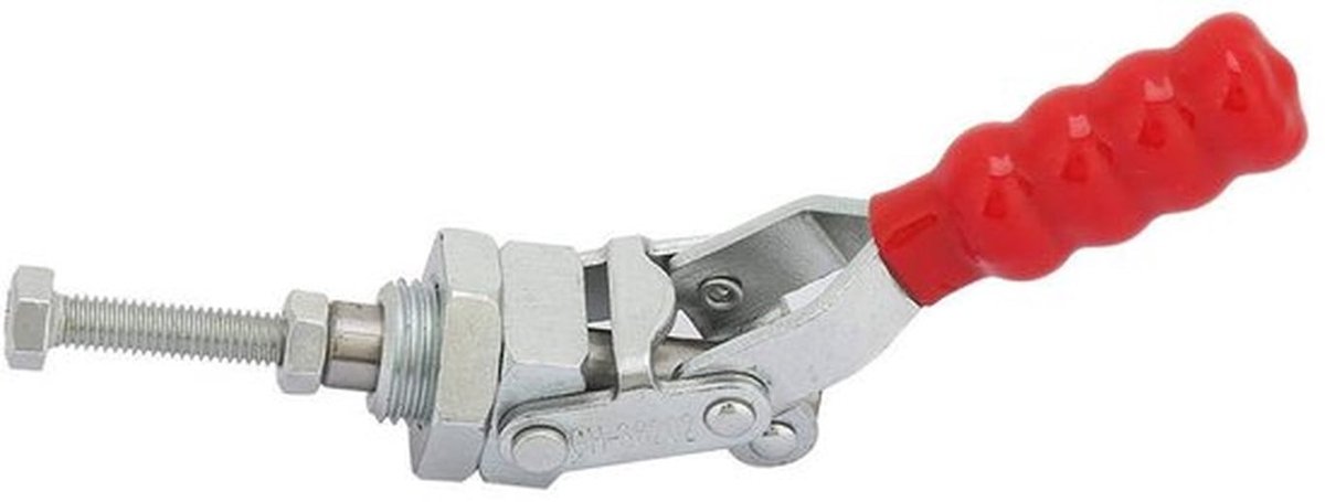 Snelspanner 10 mm bereik - Push/pull type - 100 kg spankracht - Gegalvaniseerd - Roestvrij - Stevige handgreep - Handspanner