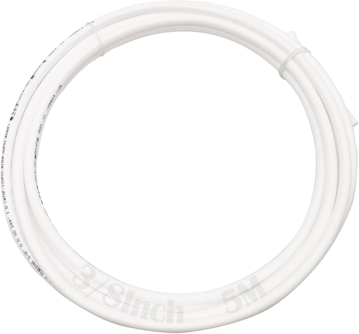 3/8'' PE Slang voor Omgekeerde Osmose Systemen - 5m Waterfilter Slang voor Koelkasten, Waterzuivering en Drinkwaterkwaliteit