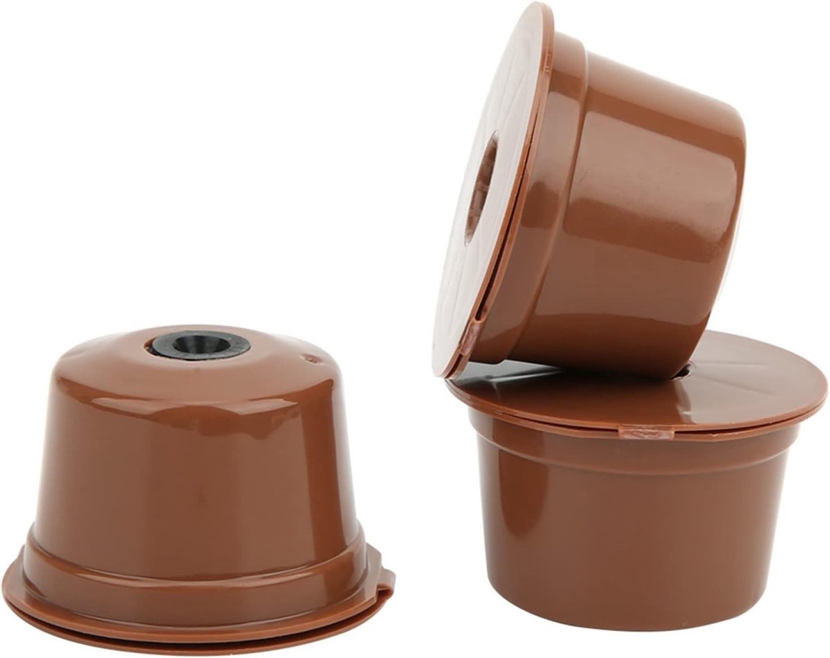 Herbruikbare Koffiecapsules voor Caffitaly - 3 Stuks, Vullend, Duurzaam en Plastic Vrij