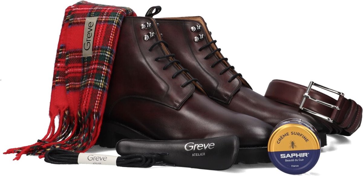 Greve Breda Boots Heren - Bordeaux - Maat 45