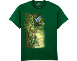IJsvogel Kingfisher Reflection The Coloured House T-shirt S