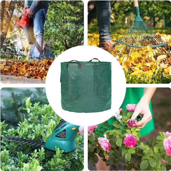 Herbruikbare Tuin Afvalzak 60 Liter - Blad en Grasverzamelaar voor Tuin en Zwembad van Merkloos	 — afbeelding 4