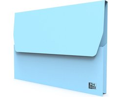 VIP omslagen - Vouwtassen documenten - Papier organiseren - Grote flap - 24 x 32 cm - Pastelblauw