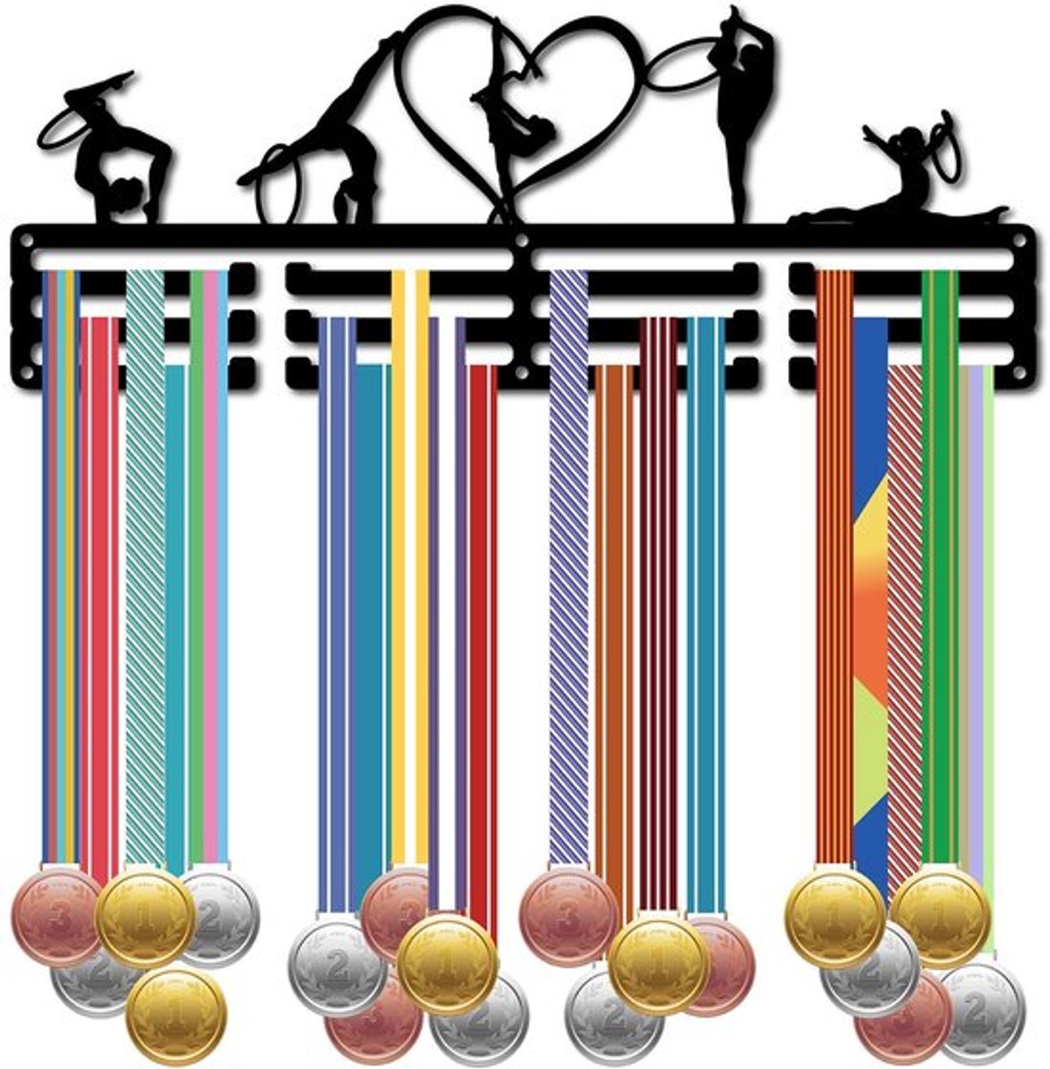 Store_7 - Gymnastiek medaillehouder - Medaille hanger display rek