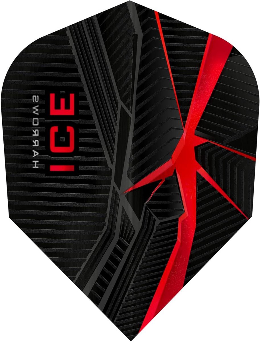 Dart Vluchten - Dartpijlen Standaard - Precisie Darts - 100 Micron Materiaal - 5 Sets - Rood