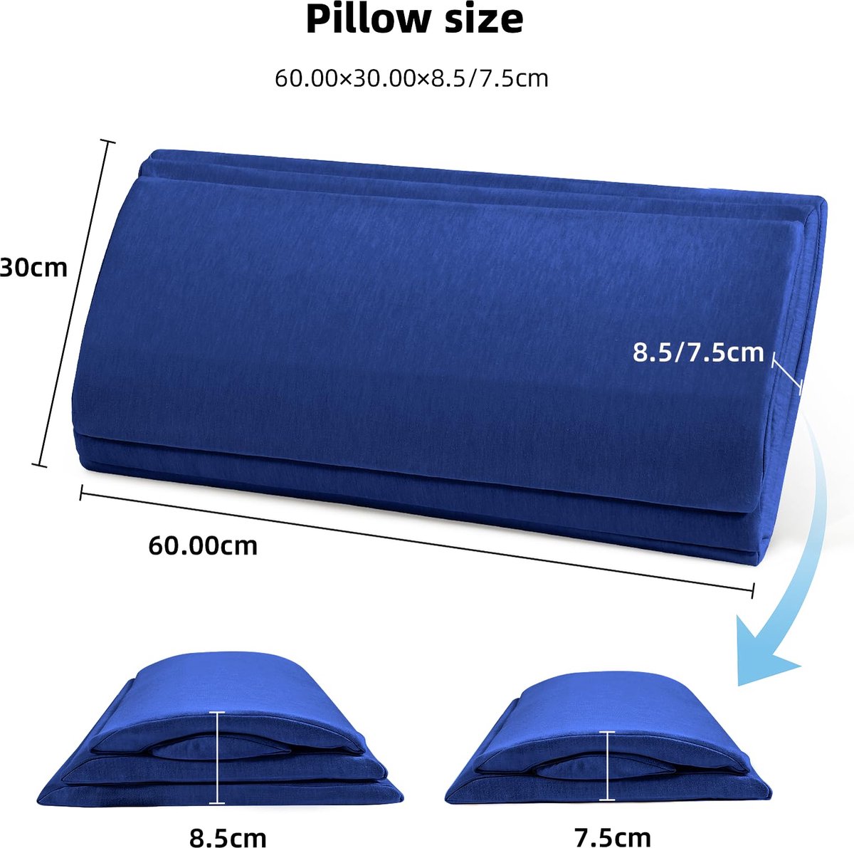 Lendenkussen bed, traagschuim lendenkussen slapen, lendenkussen van traagschuim