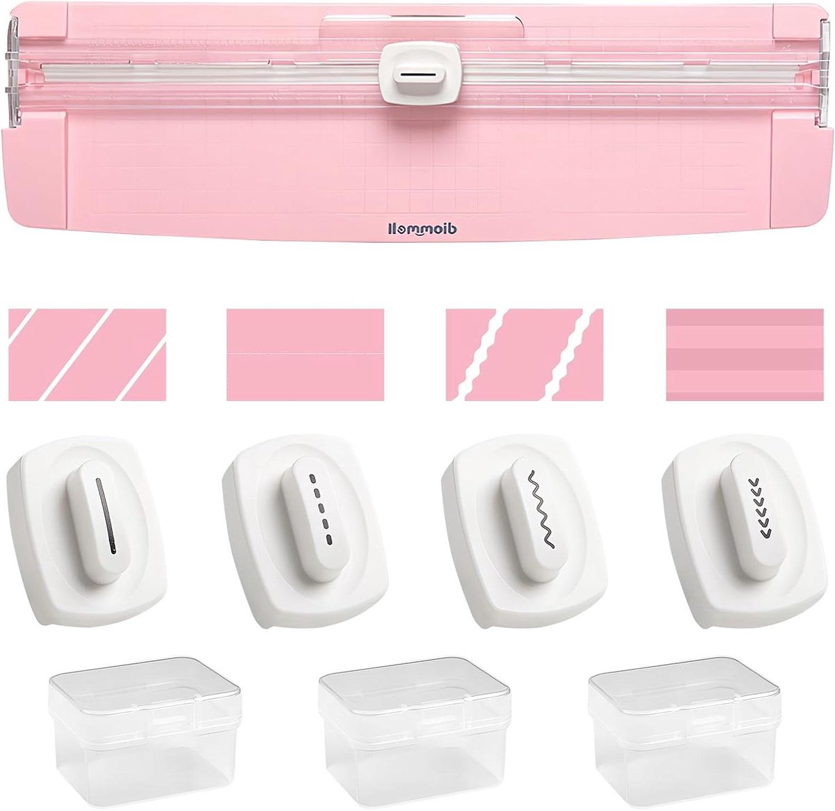Papier Snijder Rol - Cadeaupapier Snijder - Cadeaus Inpakken - Ergonomisch Handvat - 38.7 x 11.6 x 4.2 cm - Wit