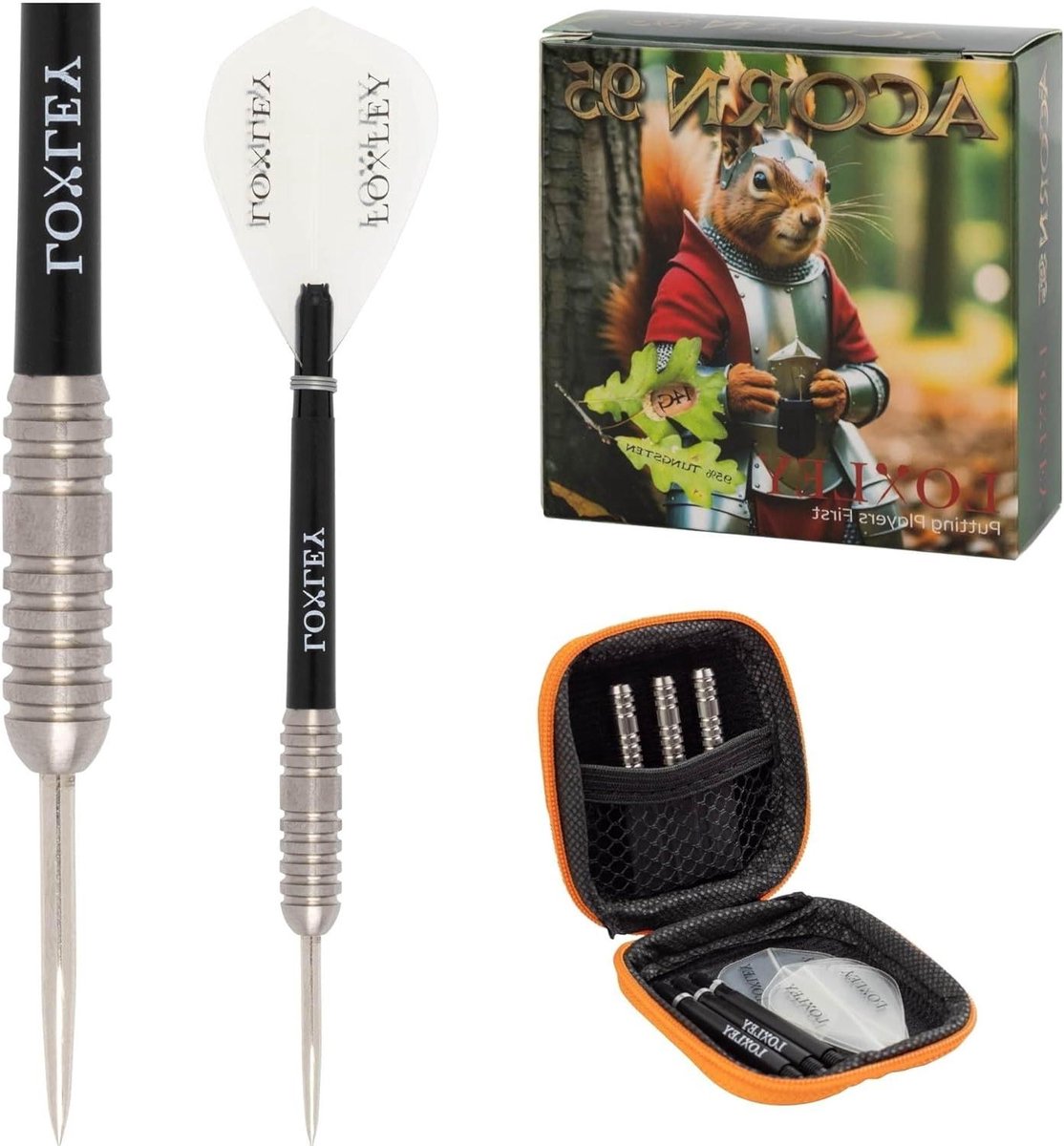 Dartpijlen - Steel Darts - Precisie Werpen - 95% Tungsten - 85 g - Zilver