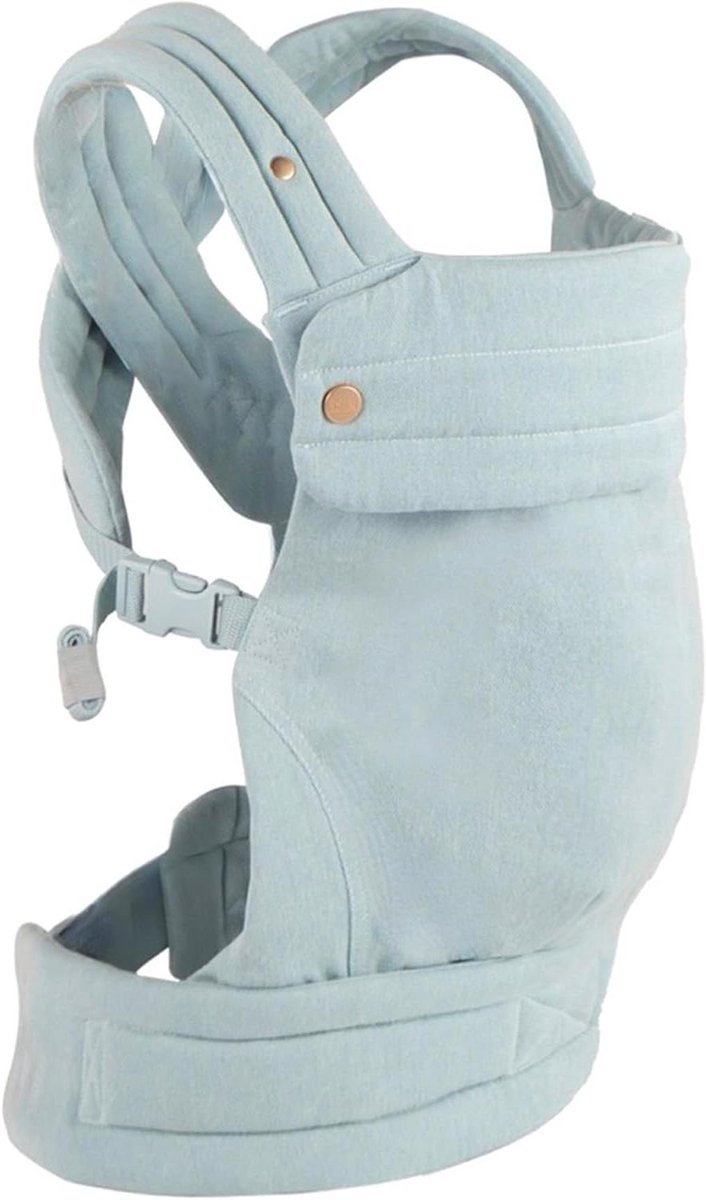 Babydraagzak - Babyhouder Draagdoek - Handsfree Ouderschap - Verstelbare M-Positie - 7-35 Pond - Denim