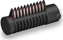 Zwarte accessoire met koperkleurige pincetten, past op de BaByliss airstyler.