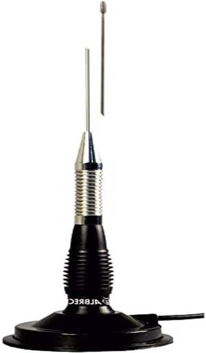 CB Antenne - Communicatie Antenne - Radio Communicatie - Verstelbare SWR - 112 cm - Chroom Zwart