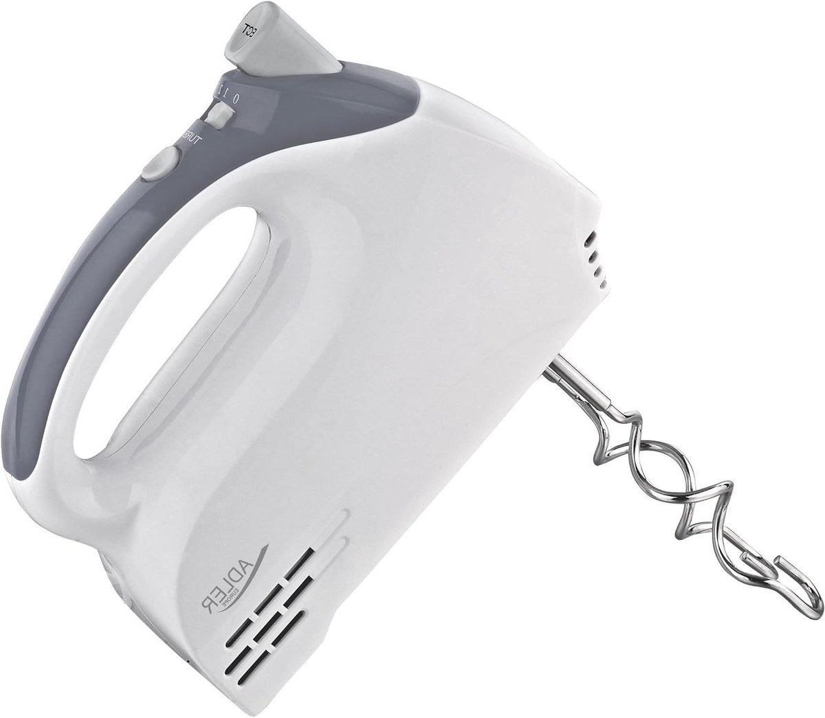 Handmixer - Keukenmixer - Cakes Bakken - Vijf Snelheden - 300 Watt - Wit Grijs