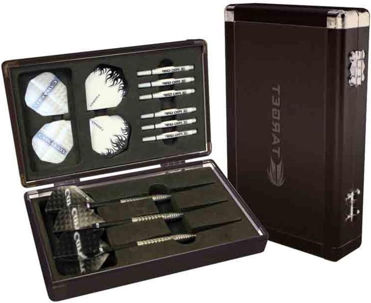 Darttas - Dartkoker Darts - Darts Opbergen - Aluminium Constructie - 17.5 x 10.5 x 4 cm - Zwart