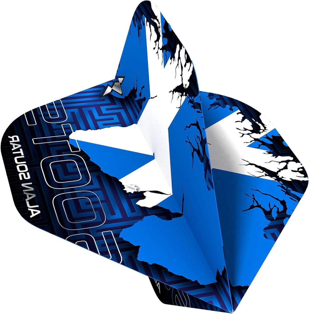 Dart Vluchten - Dartpijltjes Vleugels - Darts Spelen - 100 Micron Materiaal - 3 Stuks - Blauw Wit