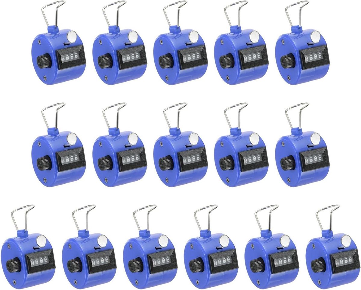 Clicker Teller - Handteller Tally - Sportevenementen Tellen - Mechanische Precisie - 55 x 43 cm - Blauw