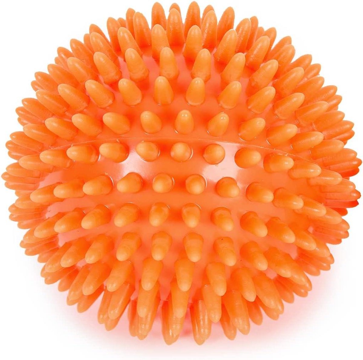 Massagebal - Spikey bal - Spierontspanning - Diepe weefselmassage - 9 cm - Oranje