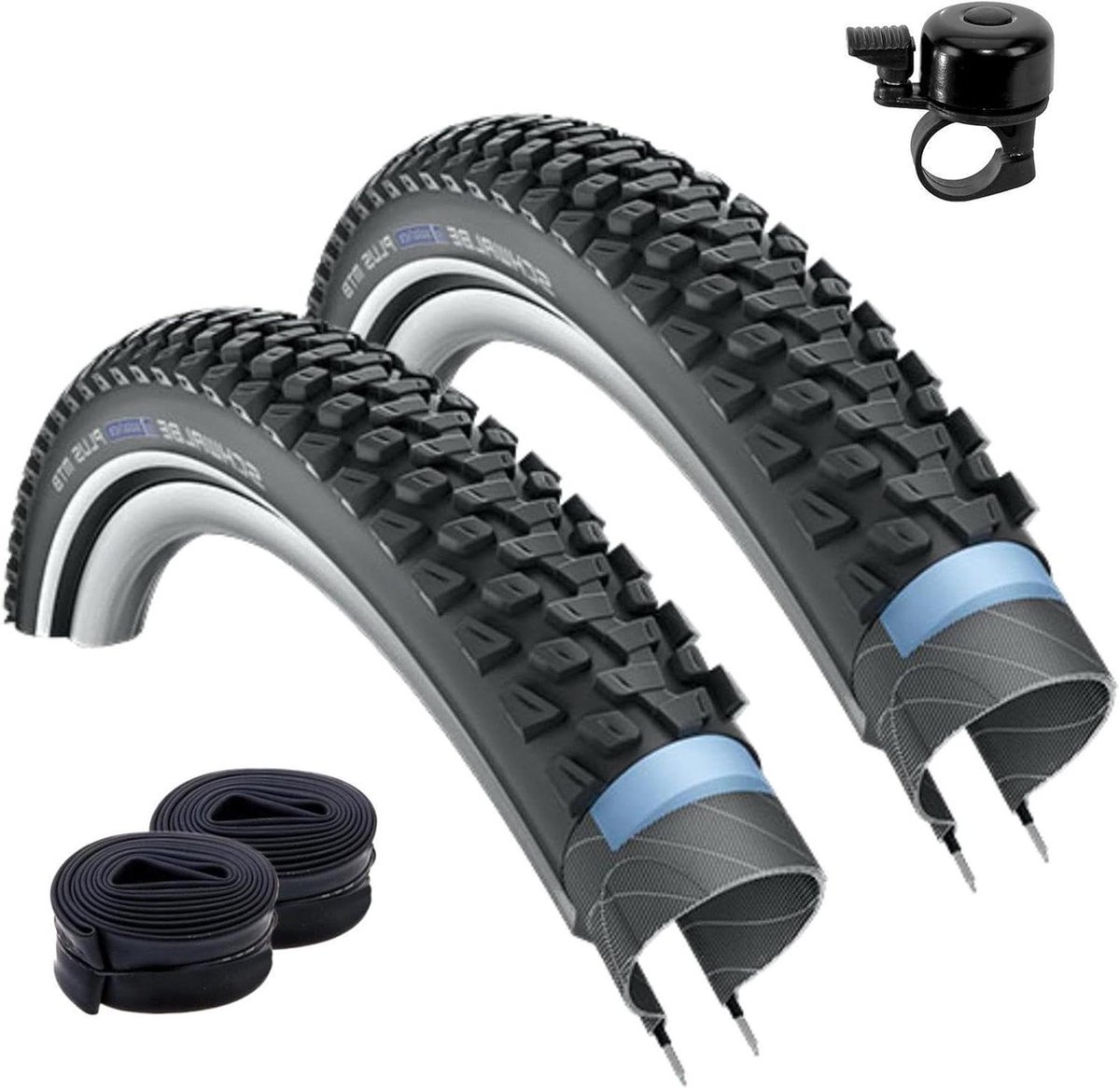Fietsbanden set - Banden binnenbanden - Mountainbiken - Anti-lek profiel - 26 inch - Zwart