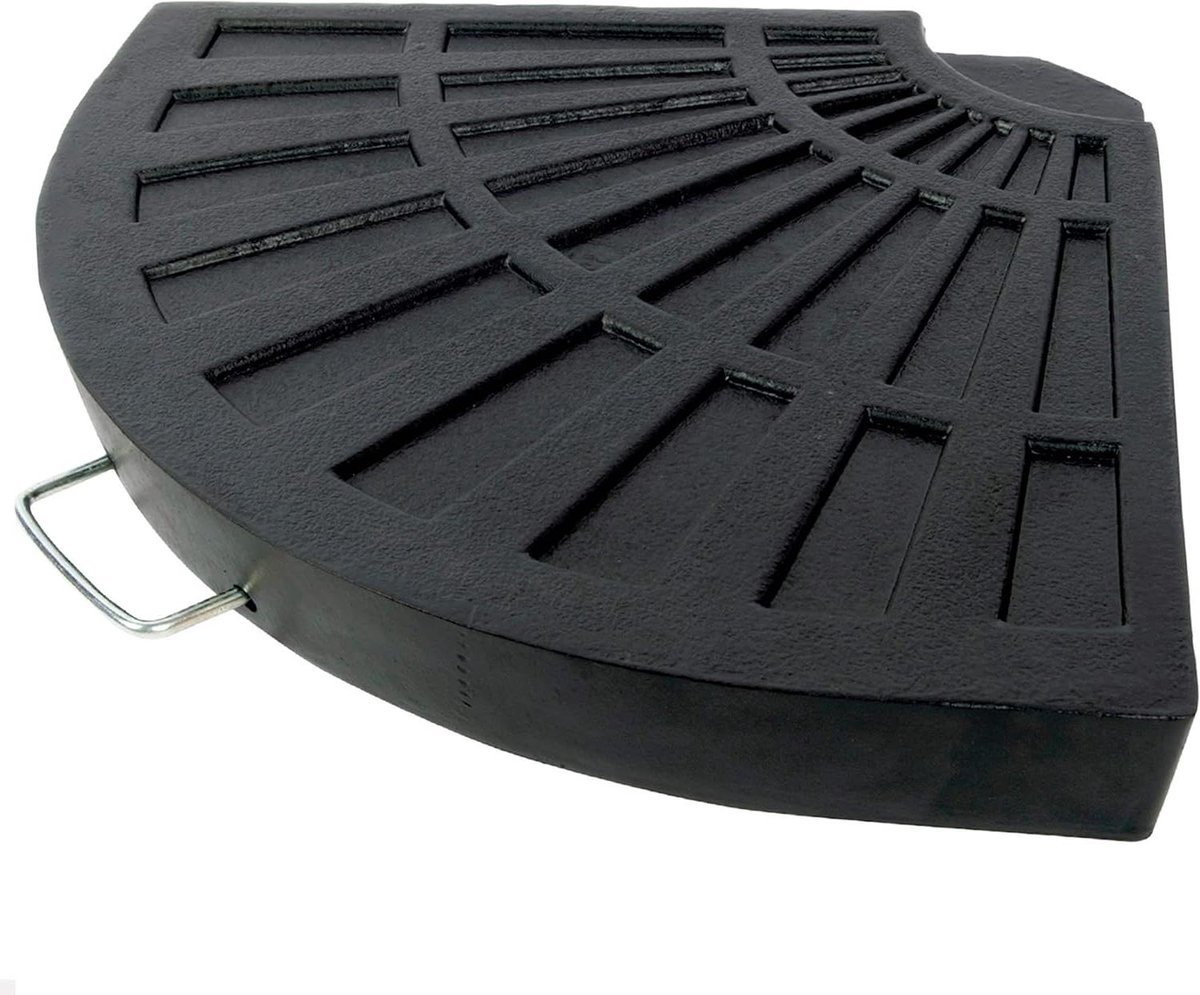 Parasolvoet - Driehoekige standaard - Terras Stabiliseren - Compact Duurzaam - 64 x 47 cm - Zwart