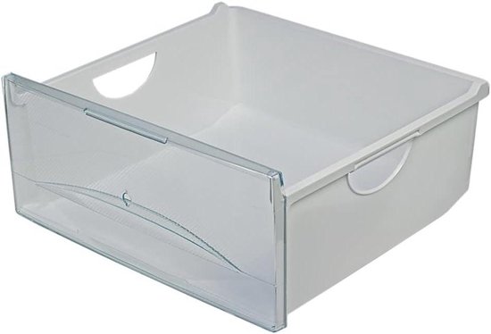 Vrieslade Vriezer - Lade Onderdeel - Koelkast Organisatie - OEM Kwaliteit - 410x180x397mm - Wit Blauw Transparant